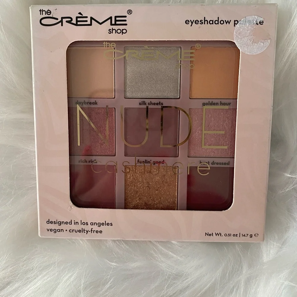 The crème shop nude cashmere 9 color palette